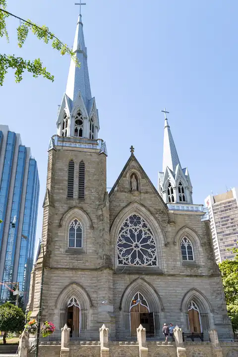 Photo: dronepicr, CC BY 2.0 Cathedral of Our Lady of the Holy Rosary, Vancouver