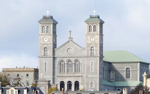 Photo: Paul from Hacketts Cove, Canada, CC BY-SA 4.0 St. John the Baptist Cathedral Basilica, St. John's