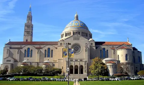 Photo: AgnosticPreachersKid, CC BY-SA 3.0 Basilica of the National Shrine of the Immaculate Conception, Washington