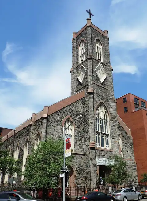Photo: Jim.henderson; cropped by Beyond My Ken (talk) 19:39, 18 June 2015 (UTC), CC BY 3.0 St. Teresa Church, New York